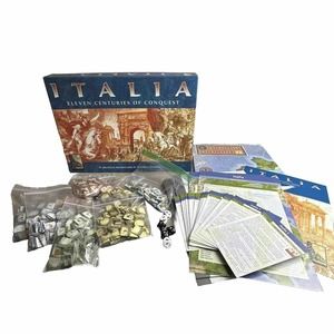 Italia Eleven Centuries of Conquest Board Game by Andreas Steding COMPLETE